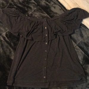 Off the shoulder shirt